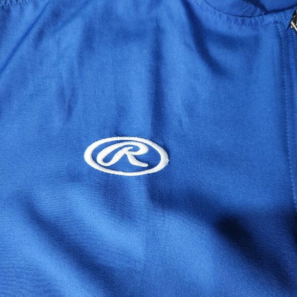 Rawlings Shirt 1/4 Zip Pullover Top Activewear Drawstring Waist Men's Med - Picture 6 of 9